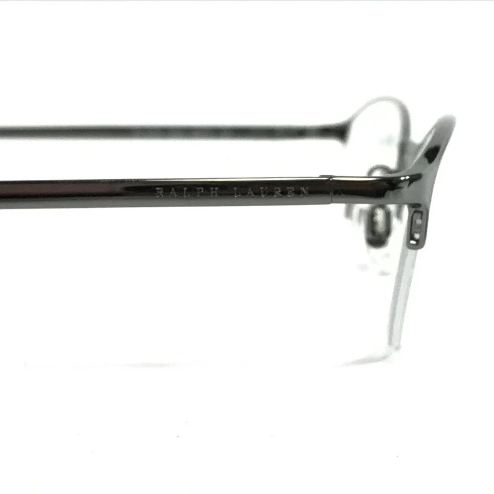 Ralph Lauren Petite Eyeglasses Frames RL 5002 9002 Grey Oval Half Rim 48-18-135